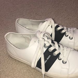 Calvin Klein White and Black Sneakers
